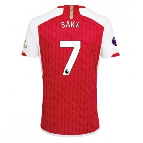 Arsenal Bukayo Saka #7 Koszulka Podstawowych 2023-24 Krótki Rękaw